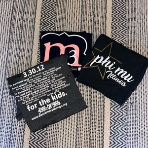 Phi Mu Tshirt Bundle Size Medium!